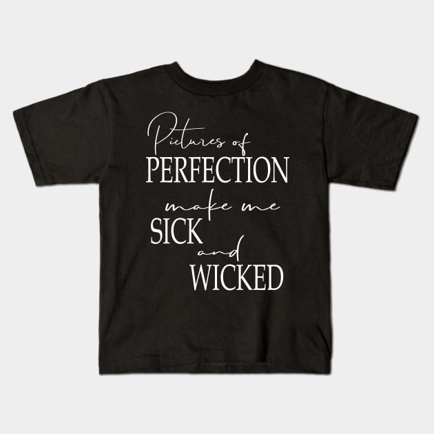 Pictures of Perfection Kids T-Shirt by innergeekboutique